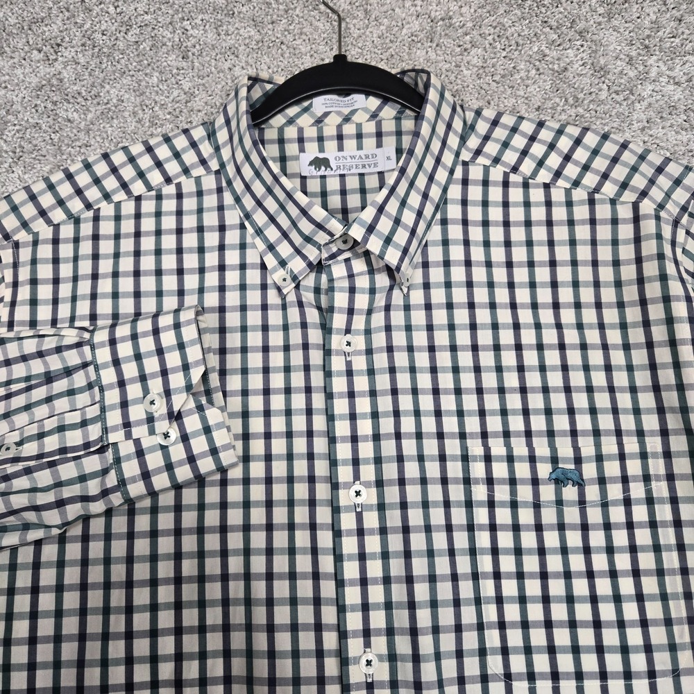 Onward Reserve‎ Tailored Fit Button Down Mens XL long sleeve